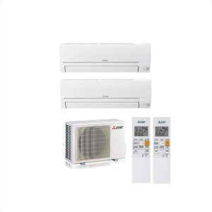 Mitsubishi Electric Duo 2HA40VF 4.0kW/14000Btu + 2x 2.5kW HR25VFK INC WiFi A++