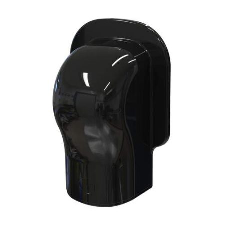 Zwarte Muur afdekkap 75x55mm - ZWART