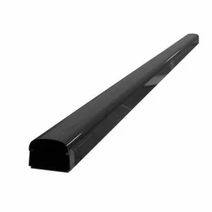 Zwarte Leidinggoot 2 Meter 2000x74x65mm – ZWART