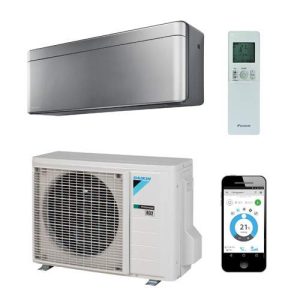 Daikin Stylish FTXA35BS  3.5kW/12000Btu Zilver R32 COOL&HEAT A+++ WiFi