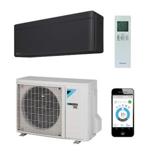 Daikin Stylish FTXA25BB  2.5kW/9000Btu MATT-ZWART R32 COOL&HEAT A+++ WiFi