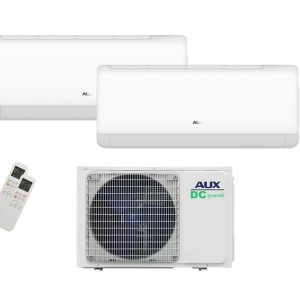 Aux  Duo 5.3kW Met 2×3.5kW Q-Smart Deluxe  A++ Indoor Incl. Wifi