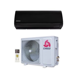 Chigo “Boston” MAT BLACK 3.5 kW/12000 Btu + WiFi &  3M Aansluitset! ALL-IN ONE PRIJS