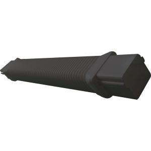 Flexibel Leidingstuk 65x50mm Antraciet Grijs RAL 7016