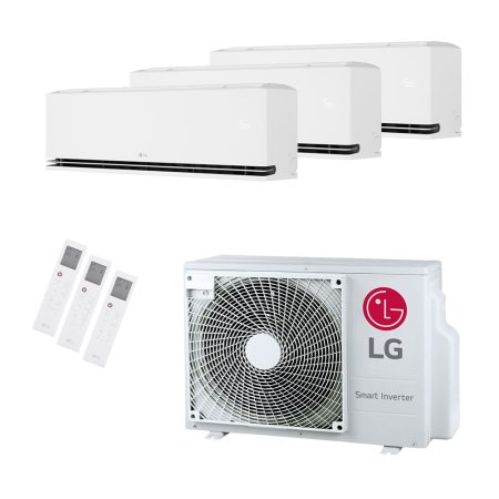 LG Tripple Dualcool (Nieuwste model)MU3R19 5.3kW + 2x2.5kW H09S1D & 1x3.5kW H12S1D - WiFi A+++