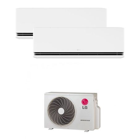 LG Dualcool (Nieuwste model)duo split MU2R17 4.7kW + 2x H12S1D 3.5kW - WiFi A+++ - Image 2