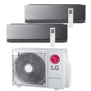 LG Duo-Split MU3R21 6.3kW + 1×3.5kW – AA12SP & 1×5.0kW – AA18SP  “Artcool Black”  Indoor COOL&HEAT + WiFi  A++