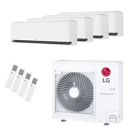 LG Quattro split MU4R25 7.0kW + 3x 2.5kW H09S1D & 1 x3.5kW H12S1D NW-MODEL +  WiFi A++