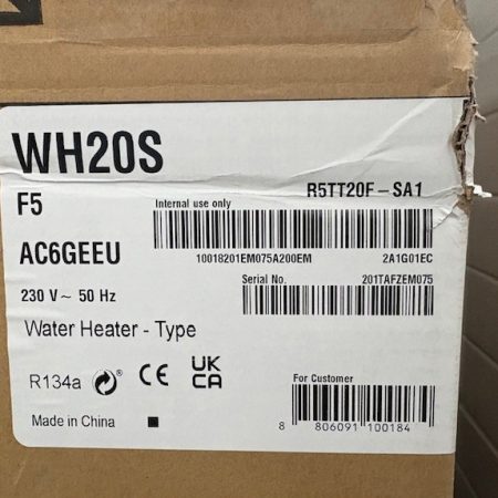 LG WH20S F5 Warmtepompboiler 200 Liter 230 volt - NIEUW MET TRANSPORT SCHADE - LICHT GEDEUKT. - Afbeelding 4