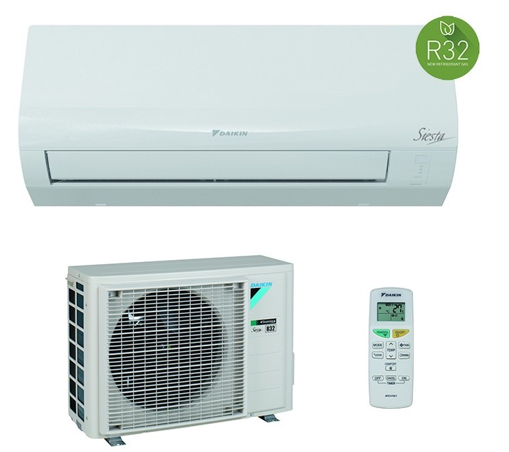 Daikin Siesta ATXF25 2.5kW/9000Btu R32 COOL&HEAT A++