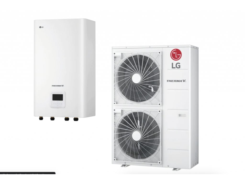 LG Warmtepomp THERMA V - HU141M.U33 SPLIT14kW- 230V + HYDROBOX HN1616M (SUBSIDIE €3450.-) SUPER KOOPJE KLEINE TRANSPORTSCHADE, GEEN INVLOED OP DE WERKING.