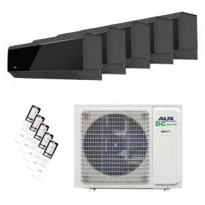 Aux 5-Weg Multisplit Outdoor 12Kw + 3×2.5kW + 2X3.5kW ” C-Serie Onyx Black ” Indoor + Wifi A++ COOL&HEAT