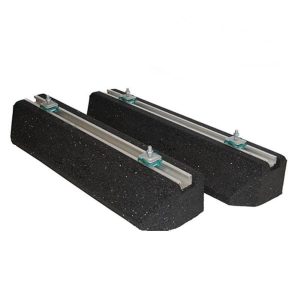 AANBIEDING !  10X SET Big Blocks Set A 2 stuks Rubber 60cm inclusief bevestigingsmateriaal
